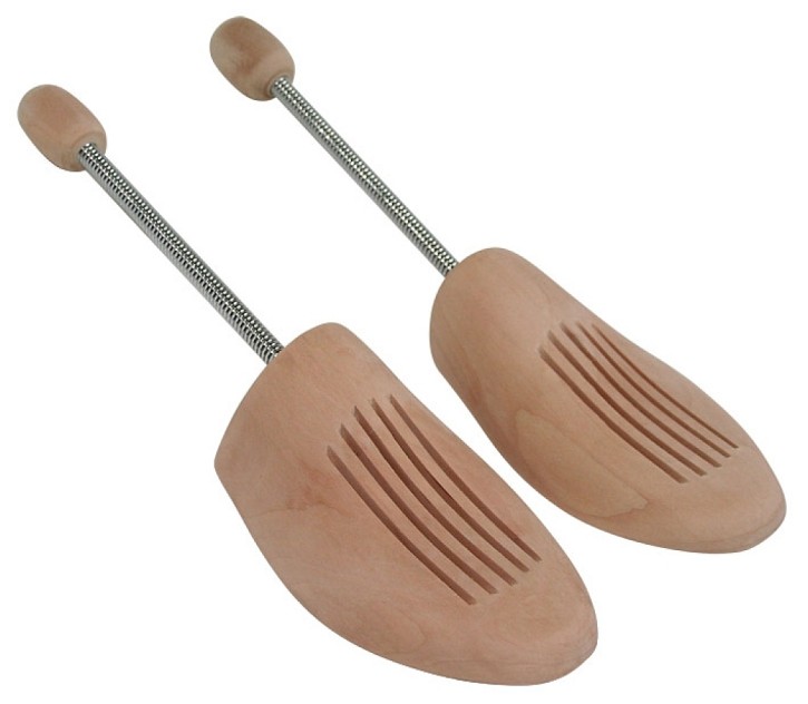 DELFA Holz Spiralfeder Schuhspanner (Set von 3 Paar)
